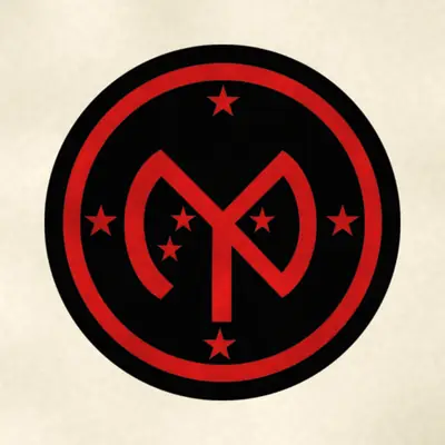 27th Infantry Division (Army) shoulder sleeve insignia, redrawn in ink and watercolor from the public-domain reference image