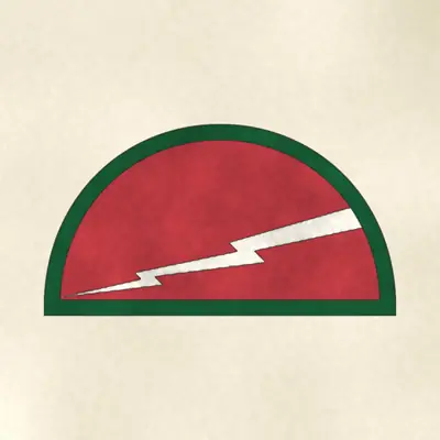 78th Infantry Division (Army) shoulder sleeve insignia, redrawn in ink and watercolor from the public-domain reference image