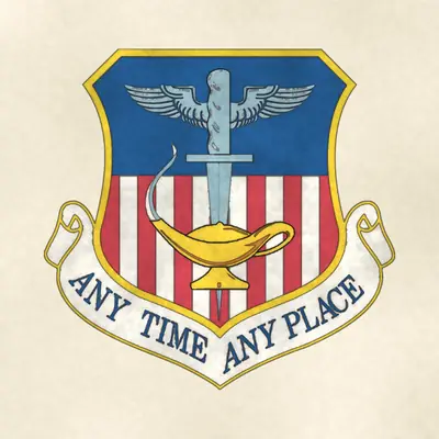 1st Special Operations Wing (Air Force) organizational emblem, redrawn in ink and watercolor from the public-domain reference image