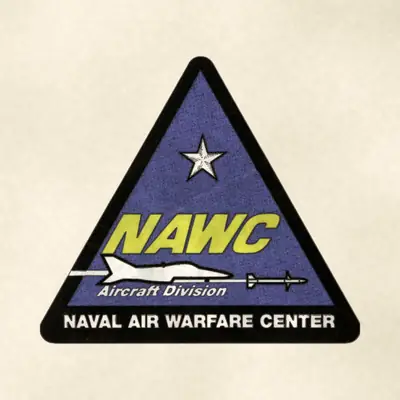 Naval Air Warfare Center Aircraft Division (Navy) command seal / emblem, redrawn in ink and watercolor from the public-domain reference image